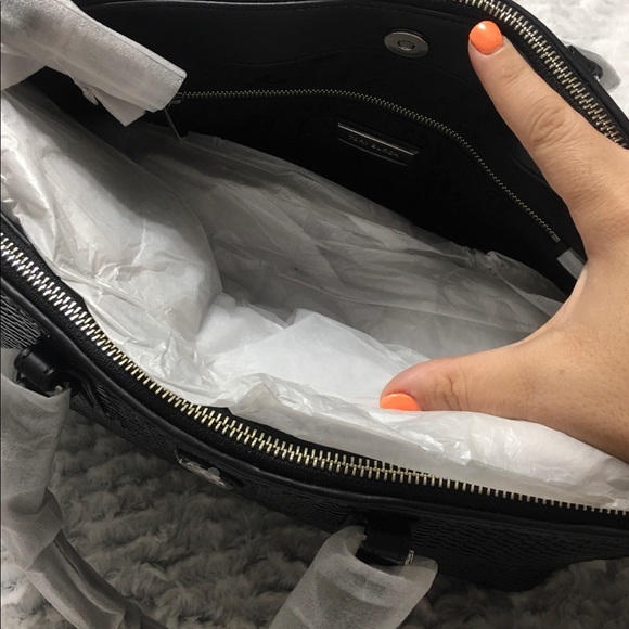 NWT Tory Burch woven Robinson- Black - Picture 5 of 9